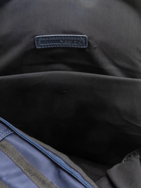 LOGO PATCH Mochila azul/mate - Mochilas para port&aacute;til
