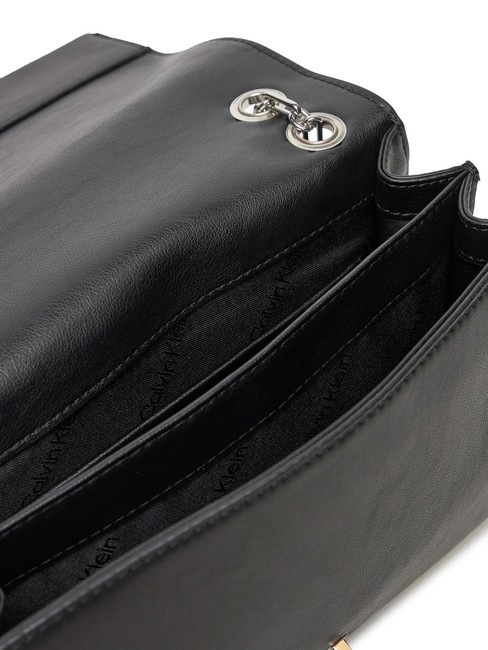 CK CONV CHAIN Bolso de hombro convertible, bolso bandolera pvh negro - Bolsos Mujer