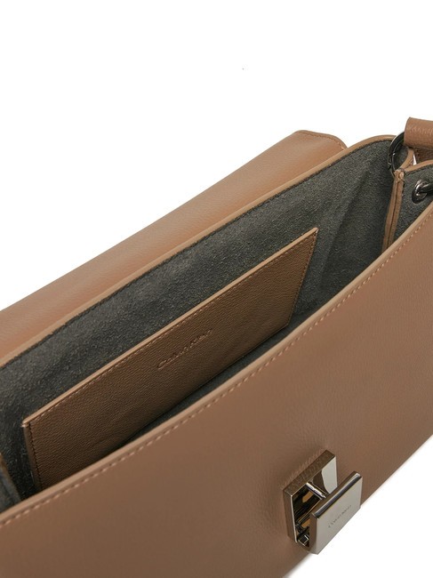 CK PLAQUE Bolso bandolera mediano &aacute;nfora - Bolsos Mujer