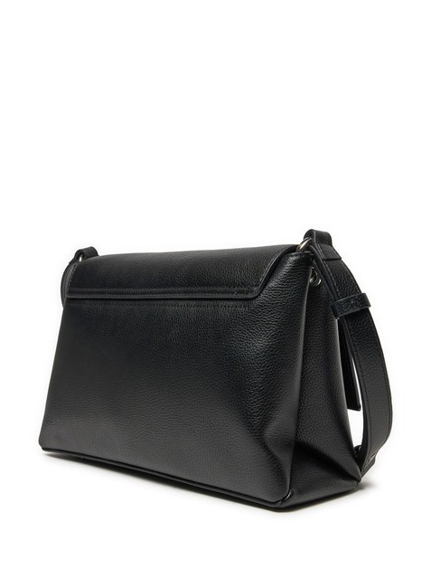 CK PLAQUE Bolso bandolera mediano pvh negro - Bolsos Mujer