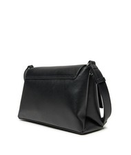 CALVIN KLEIN CK PLAQUE Bolso bandolera mediano pvh negro - Bolsos Mujer - 2