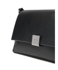 CALVIN KLEIN CK PLAQUE Bolso bandolera mediano pvh negro - Bolsos Mujer - 3