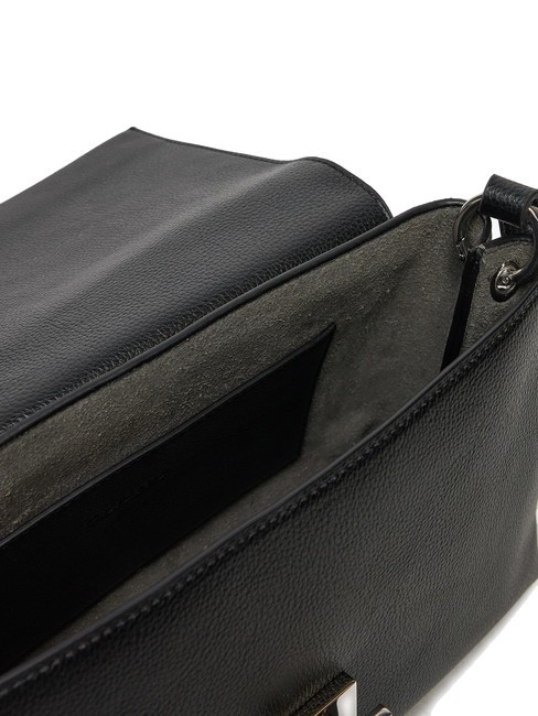 CK PLAQUE Bolso bandolera mediano pvh negro - Bolsos Mujer