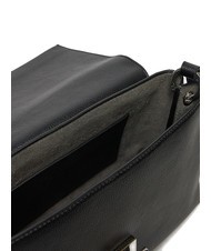 CALVIN KLEIN CK PLAQUE Bolso bandolera mediano pvh negro - Bolsos Mujer - 4