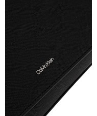 CALVIN KLEIN CK MUST Bolso bandolera con solapa pvh negro - Bolsos Mujer - 4