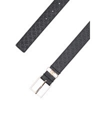 TOMMY HILFIGER TH SQUARE MONOGRAM cintur&oacute;n de cuero negro - Cinturones - 2