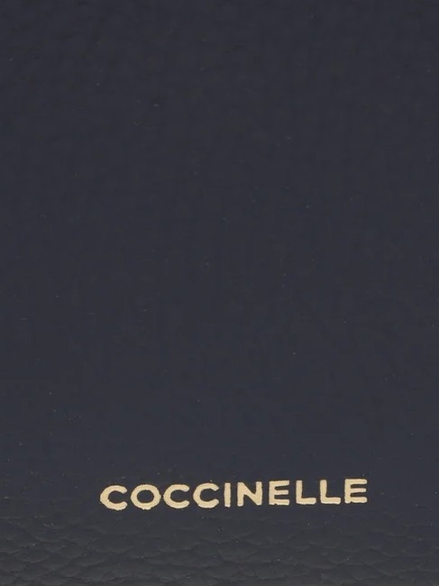 TEBE Bolso bandolera en piel texturizada azul medianoche - Bolsos Mujer