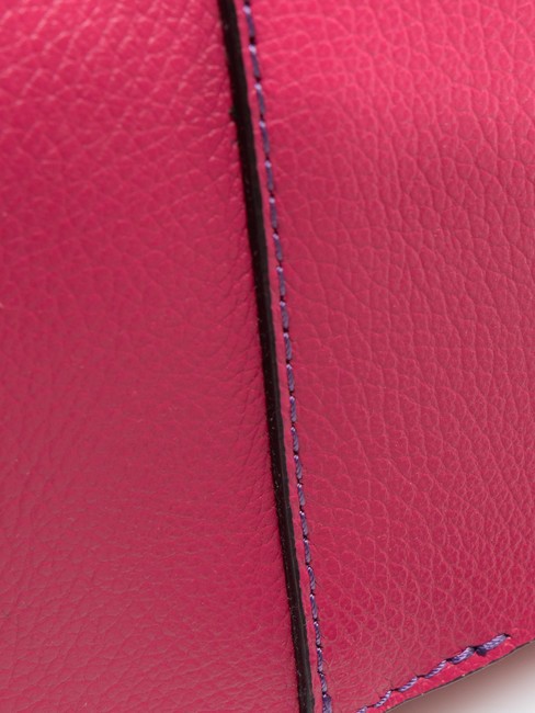 HELENA ROUND Bolso bandolera, en piel. buganvillas - Bolsos Mujer