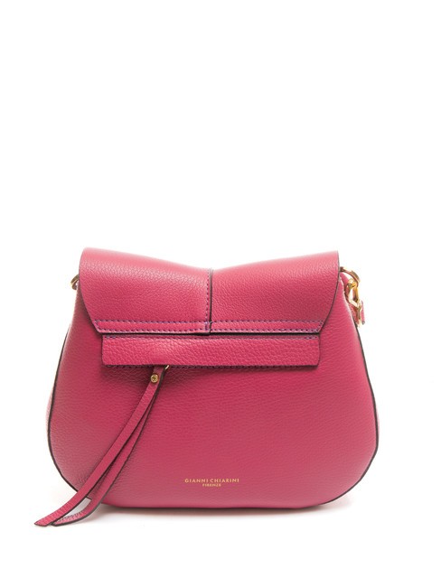 HELENA ROUND Bolso bandolera, en piel. buganvillas - Bolsos Mujer