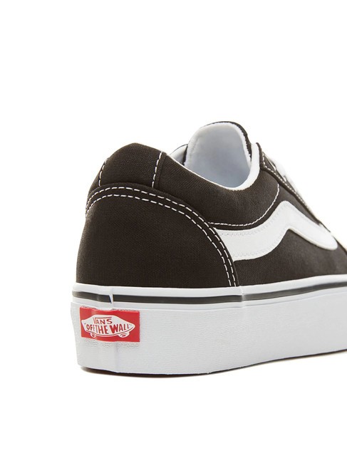 WARD PLATFORM Zapatillas altas blanco negro - Zapatos Mujer