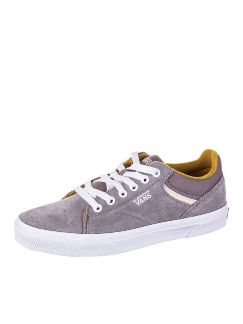 SELDAN Zapatillas de piel de ante retro pop gris/crema brulée - Zapatos Mujer