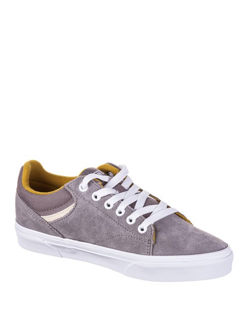 SELDAN Zapatillas de piel de ante retro pop gris/crema brulée - Zapatos Mujer