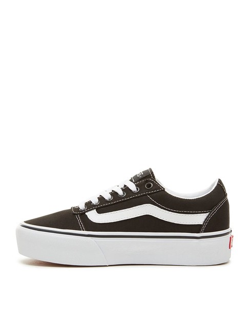 WARD PLATFORM Zapatillas altas blanco negro - Zapatos Mujer