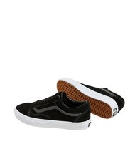 VANS OLD SKOOL Zapatillas de piel de ante negro - Zapatos unisex - 4