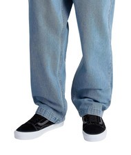 VANS OLD SKOOL Zapatillas de piel de ante negro - Zapatos unisex - 5