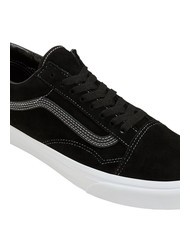 VANS OLD SKOOL Zapatillas de piel de ante negro - Zapatos unisex - 3