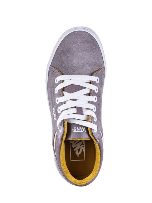SELDAN Zapatillas de piel de ante retro pop gris/crema brulée - Zapatos Mujer