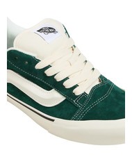 VANS KNU SKOOL Zapatillas de piel de ante gamuza de cerdo verde - Zapatos unisex - 3