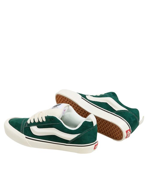 KNU SKOOL Zapatillas de piel de ante gamuza de cerdo verde - Zapatos unisex
