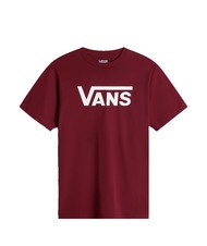 VANS CLASSIC Camiseta de algodón de manga corta burdeos/blanco - camiseta - 3