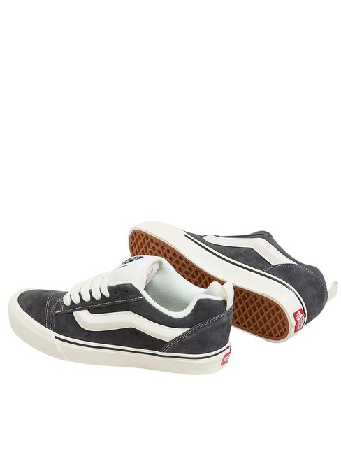 KNU SKOOL Zapatillas de piel de ante gamuza de cerdo gris - Zapatos unisex