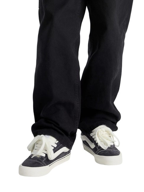 KNU SKOOL Zapatillas de piel de ante gamuza de cerdo gris - Zapatos unisex