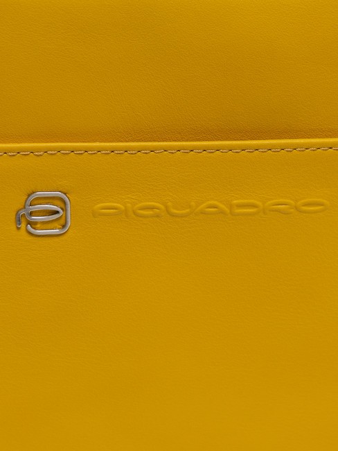 Bandolera VIBE out, de piel martillada amarillo 4 - Bandoleras Hombre
