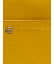 PIQUADRO Bandolera VIBE out, de piel martillada amarillo 4 - Bandoleras Hombre - 3