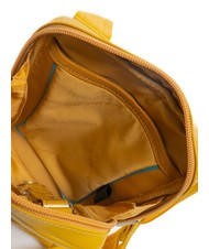 PIQUADRO Bandolera VIBE out, de piel martillada amarillo 4 - Bandoleras Hombre - 5