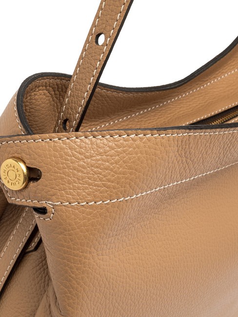 OTTAVIA  Bolso bandolera, en piel. naturaleza - Bolsos Mujer