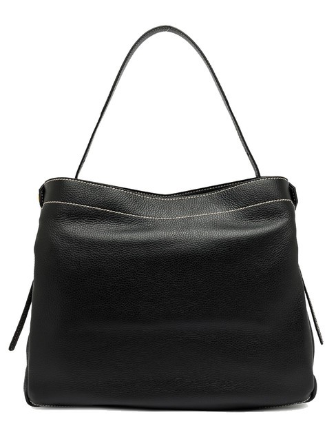 OTTAVIA  Bolso bandolera, en piel. negro - Bolsos Mujer