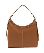 GIANNI CHIARINI NORMA Bolso hobo de piel al hombro caramelo - Bolsos Mujer - 3