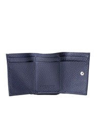 GIANNI CHIARINI WALLETS GRAIN Cartera peque&ntilde;a de piel granulada AZUL - Carteras Mujer - 2