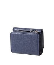 GIANNI CHIARINI WALLETS GRAIN Cartera peque&ntilde;a de piel granulada AZUL - Carteras Mujer - 3