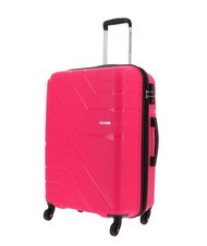 AMERICAN TOURISTER UPLAND Juego de 3 carros: cabina, mediano, grande rosa - Set Trolley - 4