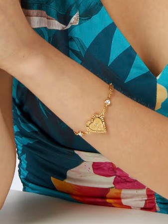 ALL OF US Pulsera con corazon oro amarillo - Pulseras