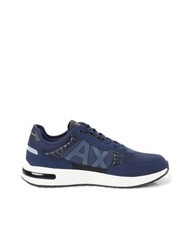 ARMANI EXCHANGE DUSSELDORF Zapatillas Hombre azul marino+negro - Zapatos Hombre - 3