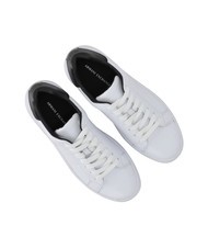 ARMANI EXCHANGE A|X Zapatillas de piel multicolor op blanco negro - Zapatos Mujer - 4