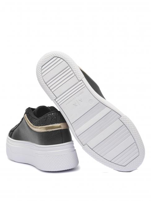 A|X Platform Zapatillas con cu&ntilde;a Negro / negro - Zapatos Mujer