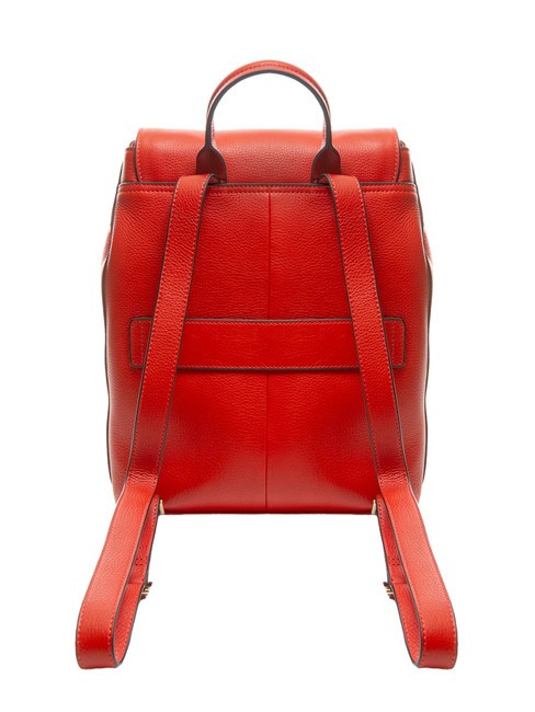 W99  Mochila de cuero ROJO - Mochilas para port&aacute;til