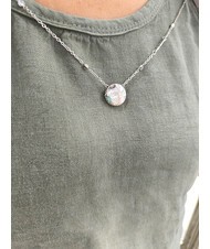 GUESS 4G RISING Collar con moneda con logo SILVER - Collares - 2