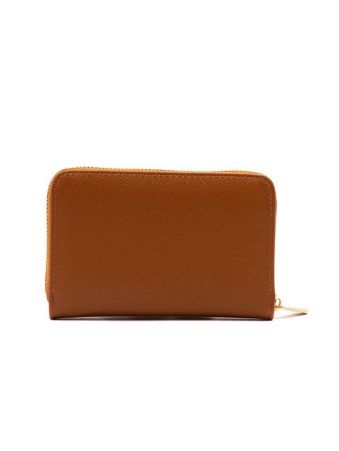 LOGO METALLICO Cartera mediana con cremallera broncearse - Carteras Mujer