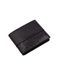 ROCCOBAROCCO BRYAN Monedero de piel negro - Carteras Hombre - 5