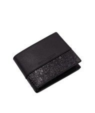 ROCCOBAROCCO BRYAN Cartera de piel con solapa negro - Carteras Hombre - 6