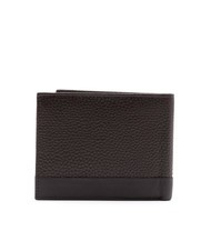 ROCCOBAROCCO ROBERT Cartera de piel texturizada 8cc marron oscuro - Carteras Hombre - 3