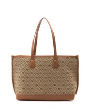 ROCCOBAROCCO FRIDA Bolso shopping en tejido jacquard natural - Bolsos Mujer - 3