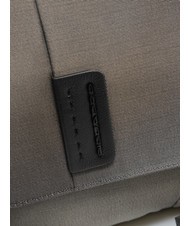 PIQUADRO CAMPIONARIO - P16  Bandolera peque&ntilde;a en piel y tejido CLASE - Maletines de Trabajo - 3