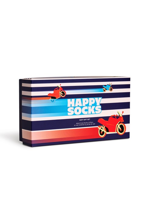 NAVY Set de regalo de 3 pares de calcetines. marina de guerra - Calcetines unisex