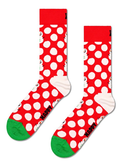 BIG DOT SNOWMAN Set de regalo de 2 pares de calcetines. multicolor - Calcetines de hombre