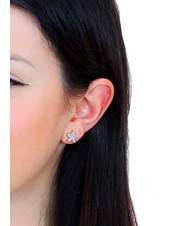 GUESS STUDS PARTY Pendientes estrella con cristales - Pendientes